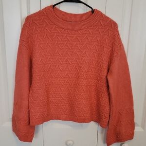 Falls Creek Women's Textured Coral Sweater